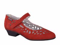 Chaussure mephisto bottines modele cyrilla rouge